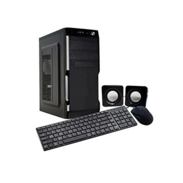 GABINETE PARA PC CROMAX CM-2801 CON ( MOUSE, TECLADO, PARLANTE Y FUENTE 600W)